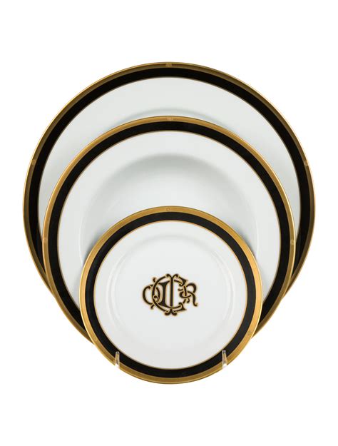 dior dish set|dior sample set.